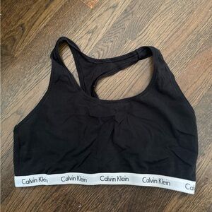 Calvin Klein Black Sports Bra